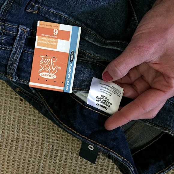 NWT OLD NAVY ROCKSTAR BOHO DISTRESSED JEANS 6 - Picture 3 of 9